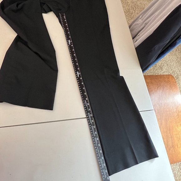 Alice Olivia Dress Pants Women 6 Black Trouser To Work Straight Leg Professional - Picture 9 of 14